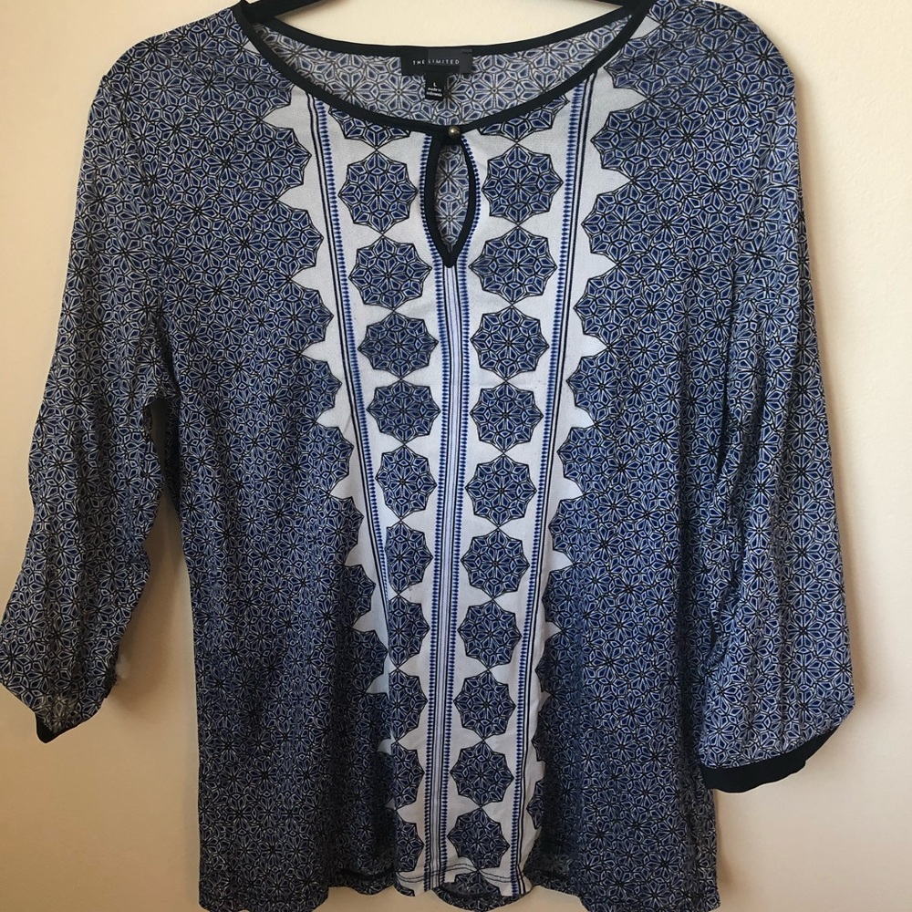 The Limited sheer blouse size Large